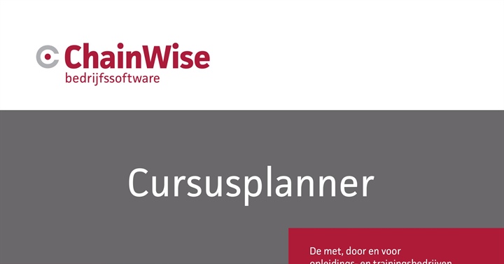 Cursusplanner